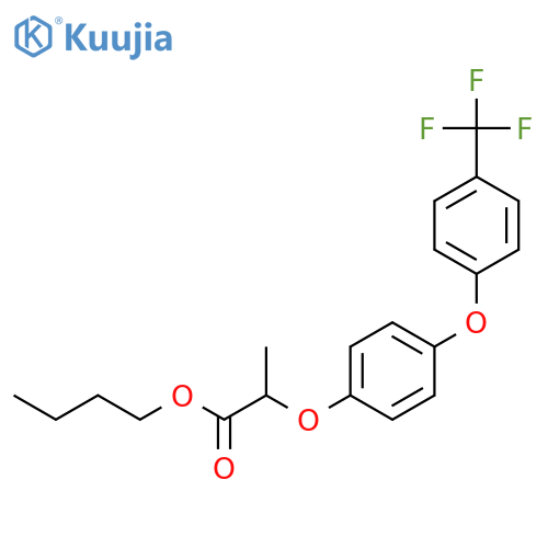 PROPANOIC ACID, 2-[4-[4-(TRIFLUOROMETHYL)PHENOXY]PHENOXY]-, BUTYL ESTER structure