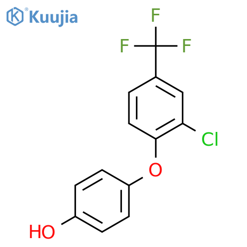 Phenol, 4-[2-chloro-4-(trifluoromethyl)phenoxy]- structure