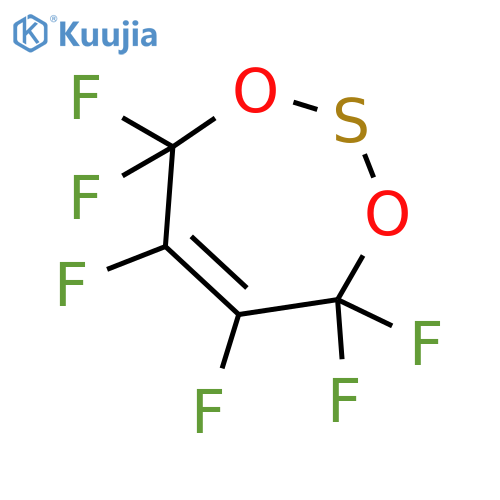 4,4,5,6,7,7-Hexafluoro-4,7-dihydro-1,3,2-dioxathiepine structure