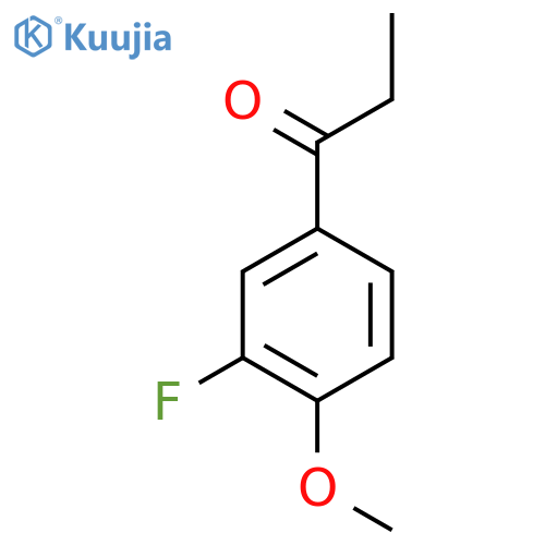 1-(3-Fluoro-4-methoxyphenyl)propan-1-one structure