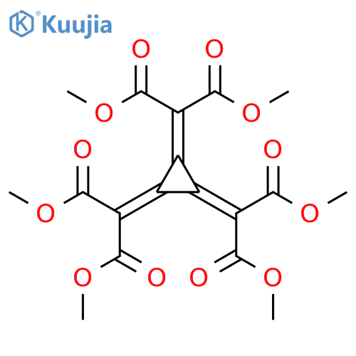 Propanedioic acid, 2,2',2''-(1,2,3-cyclopropanetriylidene)tris-, 1,1',1'',3,3',3''-hexamethyl ester structure