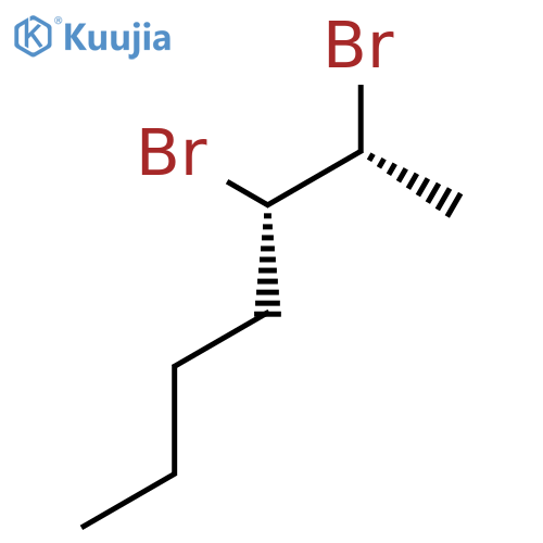 HEPTANE, 2,3-DIBROMO-, (R*,S*)- structure