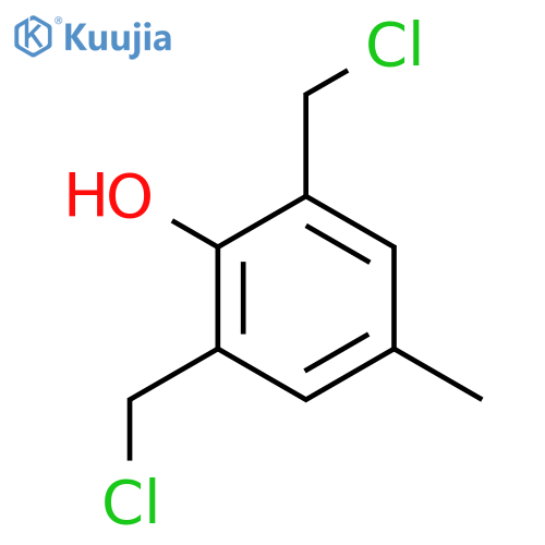 Phenol,2,6-bis(chloromethyl)-4-methyl- structure