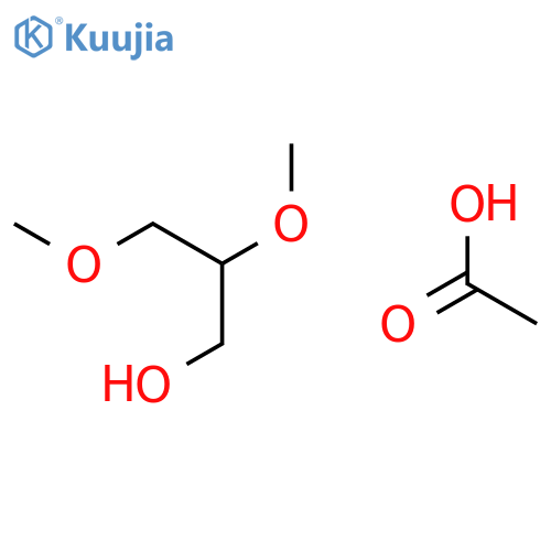 1-Propanol, 2,3-dimethoxy-, acetate structure