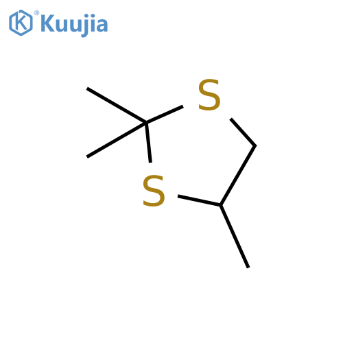 2,2,4-trimethyl-1,3-dithiolane structure