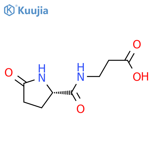 b-Alanine, N-(5-oxo-L-prolyl)- structure