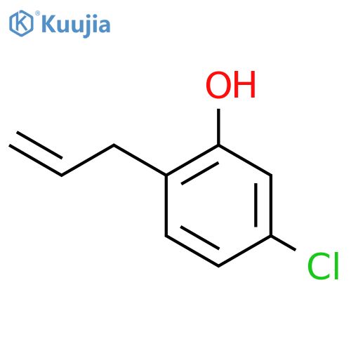 Phenol, 5-chloro-2-(2-propenyl)- structure