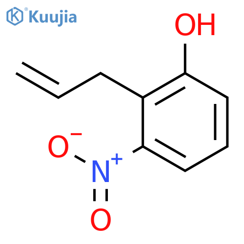 Phenol, 3-nitro-2-(2-propenyl)- structure