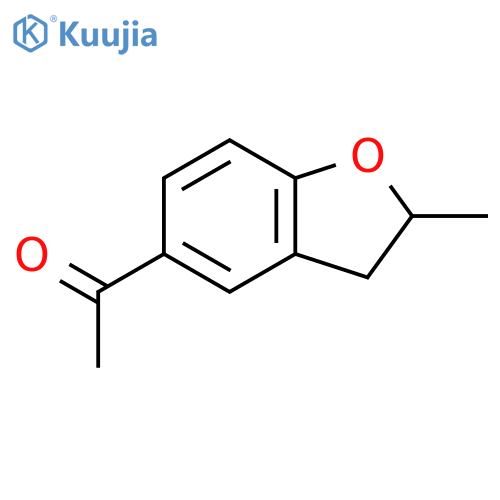 1-(2-methyl-2,3-dihydro-1-benzofuran-5-yl)ethan-1-one structure