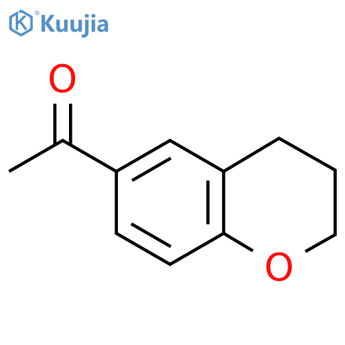 1-(3,4-dihydro-2H-1-benzopyran-6-yl)ethan-1-one structure
