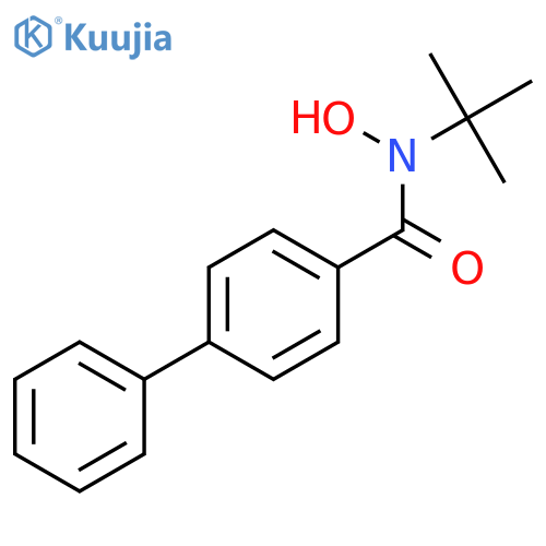 [1,1'-BIPHENYL]-4-CARBOXAMIDE, N-(1,1-DIMETHYLETHYL)-N-HYDROXY- structure