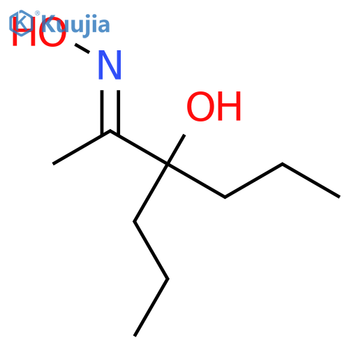 2-Hexanone,3-hydroxy-3-propyl-, oxime structure