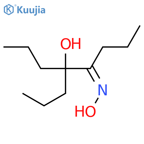 4-Octanone,5-hydroxy-5-propyl-, oxime structure