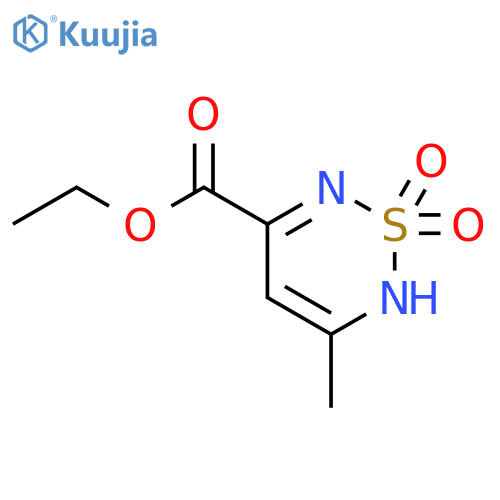 ethyl 3-methyl-1,1-dioxo-2H-1lambda6,2,6-thiadiazine-5-carboxylate structure