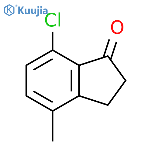 7-Chloro-4-methyl-2,3-dihydro-1H-inden-1-one structure
