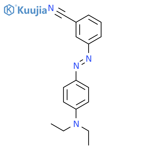 Benzonitrile, 3-[[4-(diethylamino)phenyl]azo]- structure
