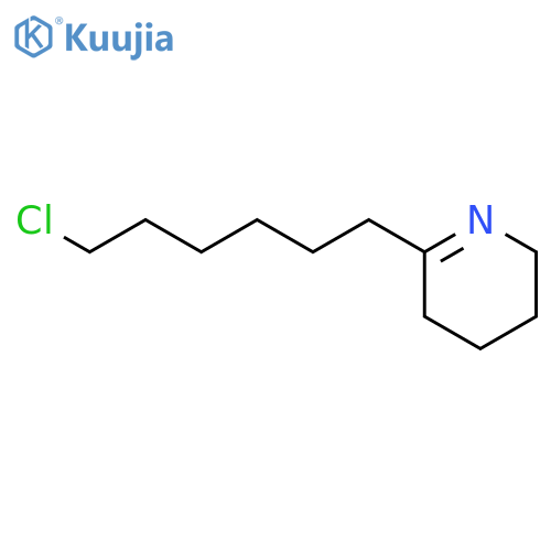 PYRIDINE, 2-(6-CHLOROHEXYL)-3,4,5,6-TETRAHYDRO- structure
