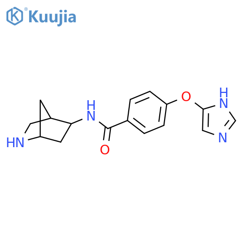 Benzamide, N-2-azabicyclo[2.2.1]hept-5-yl-4-(1H-imidazol-4-yloxy)- structure