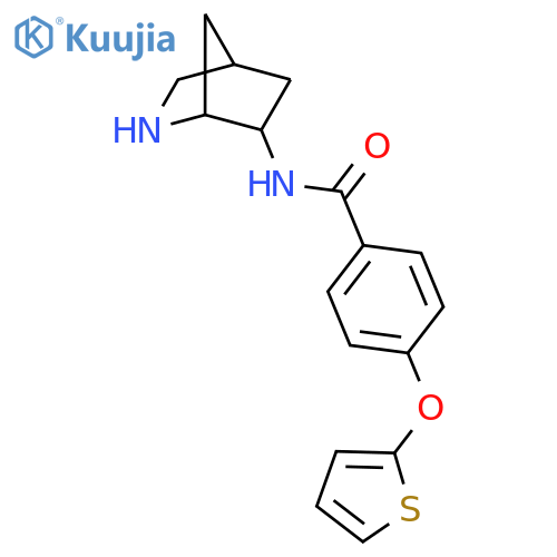 Benzamide, N-2-azabicyclo[2.2.1]hept-6-yl-4-(2-thienyloxy)- structure
