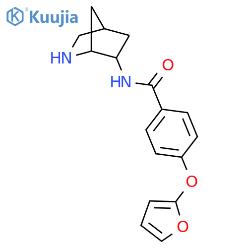 BENZAMIDE, N-2-AZABICYCLO[2.2.1]HEPT-6-YL-4-(2-FURANYLOXY)- structure