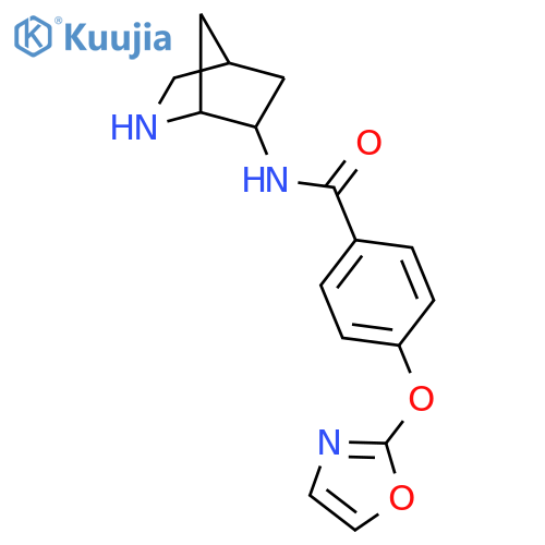 BENZAMIDE, N-2-AZABICYCLO[2.2.1]HEPT-6-YL-4-(2-OXAZOLYLOXY)- structure