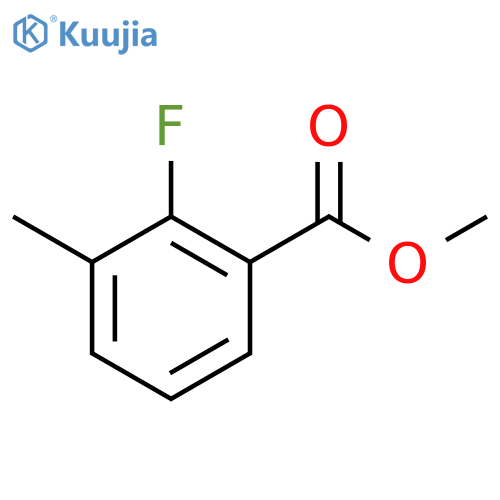 2-Fluoro-3-methylbenzoic acid methyl ester structure