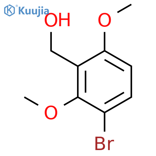 BENZENEMETHANOL, 3-BROMO-2,6-DIMETHOXY- structure