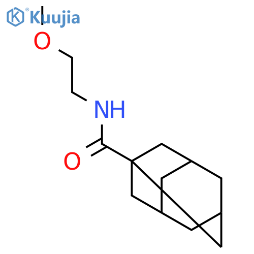 Tricyclo[3.3.1.13,7]decane-1-carboxamide, N-(2-methoxyethyl)- structure