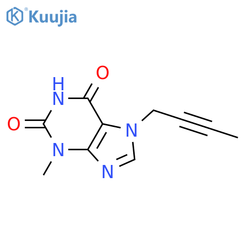 7-(2-butyn-1-yl)-3,7-dihydro-3-methyl-1H-Purine-2,6-dione structure