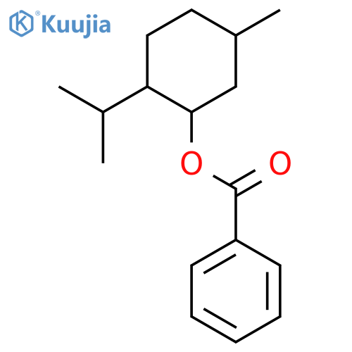 Cyclohexanol,5-methyl-2-(1-methylethyl)-, 1-benzoate, (1S,2R,5S)- structure