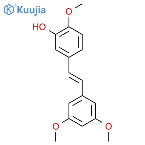cis-3,4',5-Trimethoxy-3'-hydroxystilbene structure