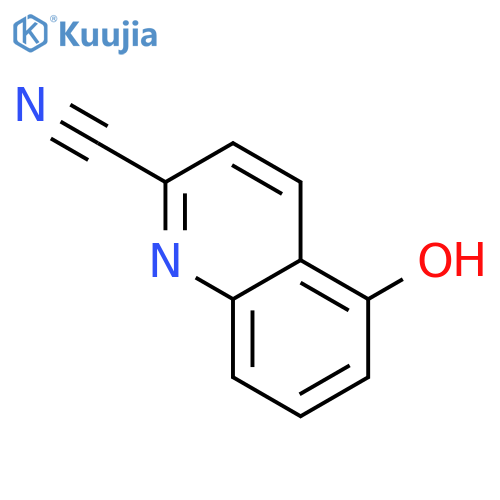 5-hydroxyquinoline-2-carbonitrile structure