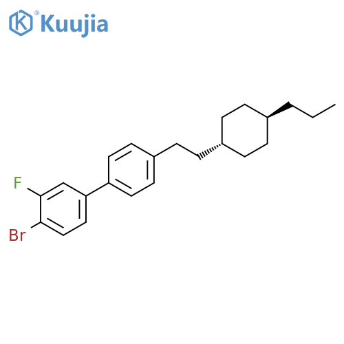 1,1'-Biphenyl, 4-bromo-3-fluoro-4'-[2-(trans-4-propylcyclohexyl)ethyl]- structure