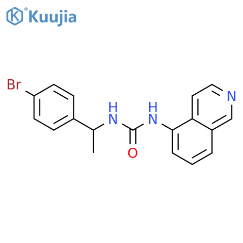 UREA, N-[1-(4-BROMOPHENYL)ETHYL]-N'-5-ISOQUINOLINYL- structure