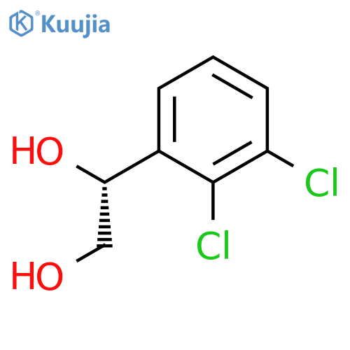 1,2-ETHANEDIOL, 1-(2,3-DICHLOROPHENYL)-, (1R)- structure
