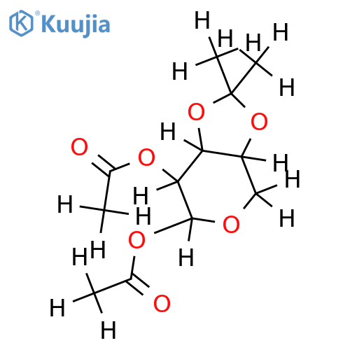 3,4-O-Isopropylidene,1,2-di-O-Ac-beta-D-Pyranose-Ribose structure