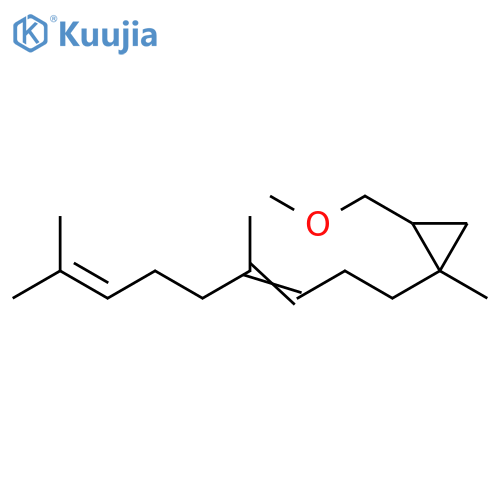 Cyclopropane,1-(4,8-dimethyl-3,7-nonadienyl)-2-(methoxymethyl)-1-methyl- structure