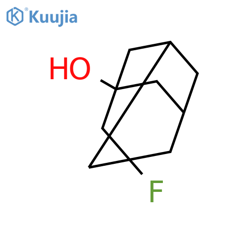 Tricyclo[3.3.1.13,7]decan-1-ol, 3-fluoro- structure