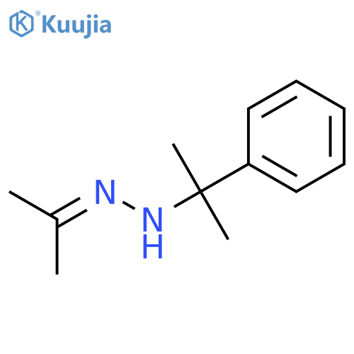 2-Propanone, (1-methyl-1-phenylethyl)hydrazone structure