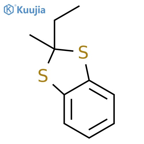1,3-Benzodithiole,2-ethyl-2-methyl- structure