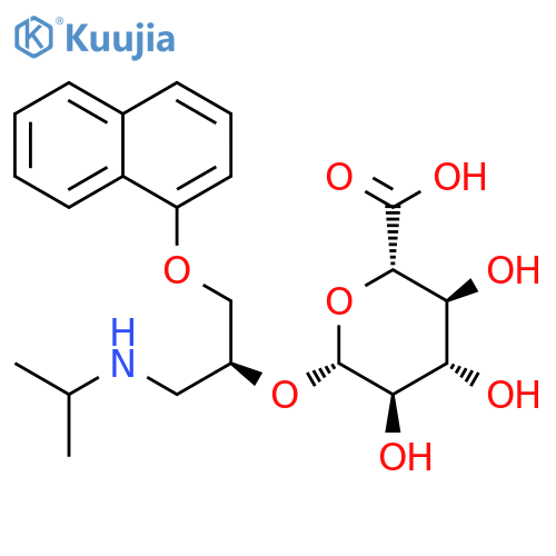 (S)-Propranolol glucuronide structure