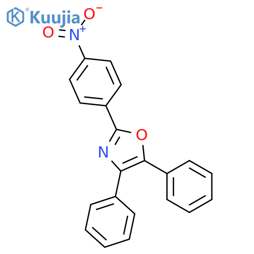 Oxazole, 2-(4-nitrophenyl)-4,5-diphenyl- structure