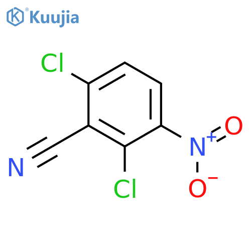 2,6-Dichloro-3-nitrobenzonitrile structure
