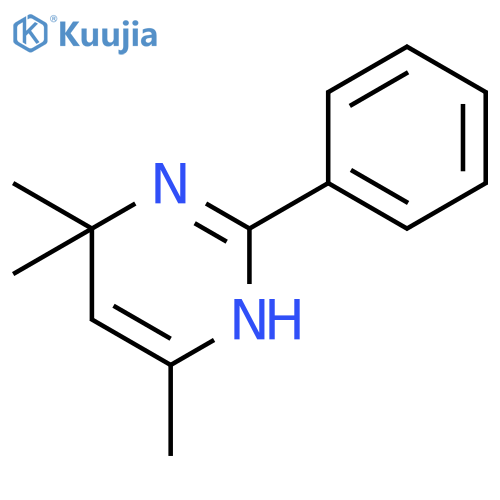 PYRIMIDINE, 1,4-DIHYDRO-4,4,6-TRIMETHYL-2-PHENYL- structure