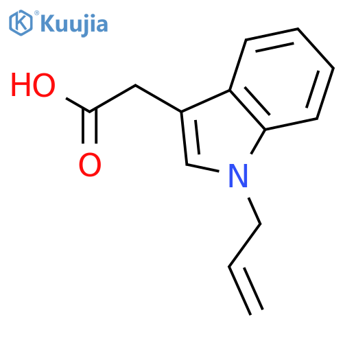 1H-Indole-3-acetic acid, 1-(2-propenyl)- structure
