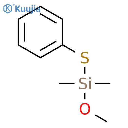 Silane, methoxydimethyl(phenylthio)- structure