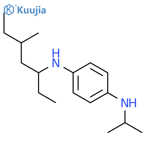 1,4-Benzenediamine, N-(1-ethyl-3-methylpentyl)-N'-(1-methylethyl)- structure