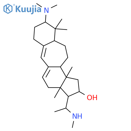 Benzo[4,5]cyclohept[1,2-e]inden-2-ol,9-(dimethylamino)-1,2,3,3a,4,7,8,9,10,10a,11,12,12a,12b-tetradecahydro-3a,10,10,12b-tetramethyl-3-[(1S)-1-(methylamino)ethyl]-,(2R,3S,3aR,9S,10aR,12aR,12bS)- structure