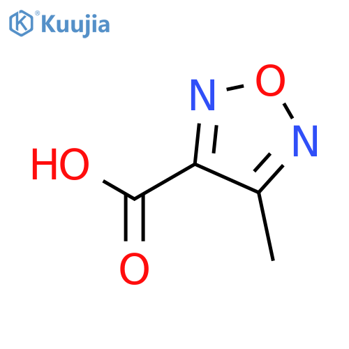 4-Methyl-1,2,5-oxadiazole-3-carboxylic acid structure