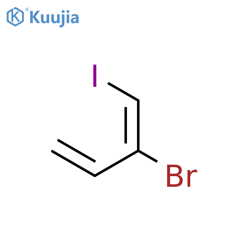 1,3-BUTADIENE, 2-BROMO-1-IODO-, (E)- structure